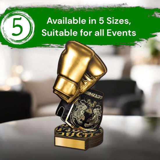 Grove Kick Boxing Real Wood Trophy