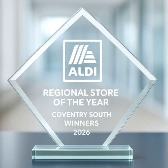 Solstice Engraved Glass Award