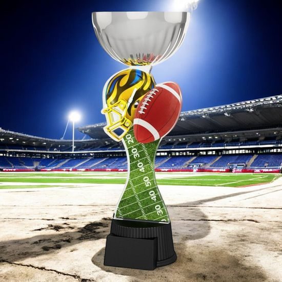 Montreal American Football Silver Cup Trophy