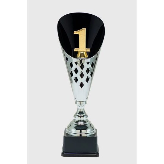 Number 1 Black & Silver 3D Contemporary Cup