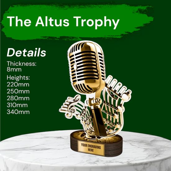Altus Classic Singing Microphone Trophy