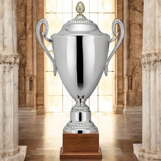 Zenga Silver Plated Cup with Lid