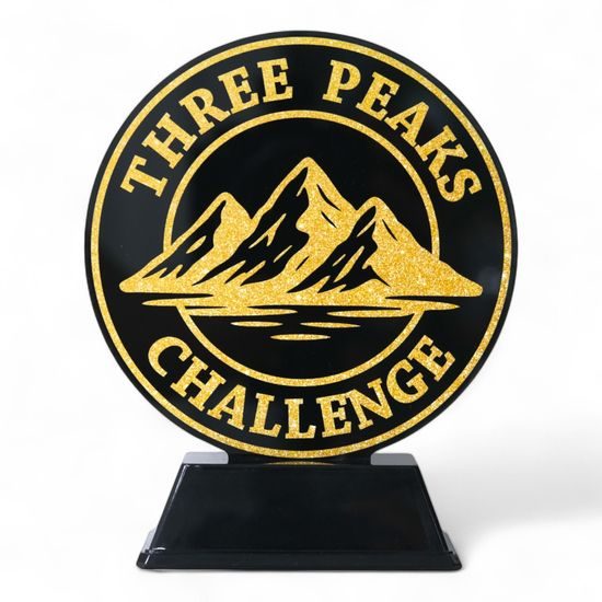 Quantum 3 Peaks Challenge Trophy