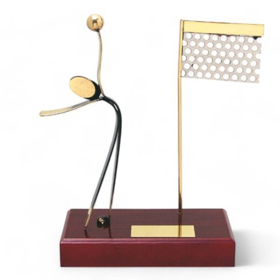 Barcelona Volleyball Handmade Metal Trophy