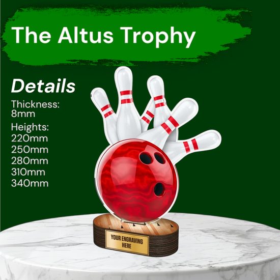 Altus Tenpin Bowling Trophy