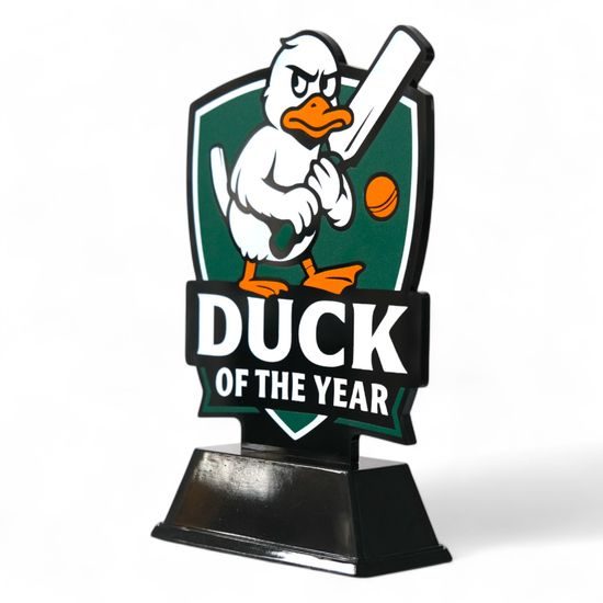 Pavilion Duck of the Year Cricket Trophy