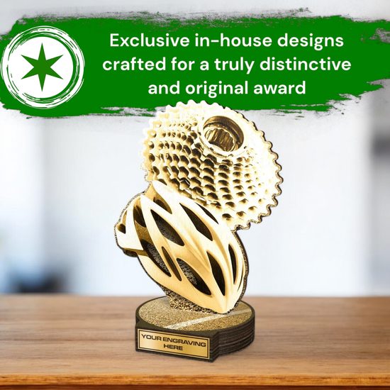 Grove Classic Cycling Real Wood Trophy