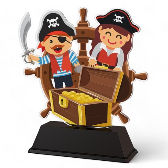 Childrens Camp Pirate Fun Trophy