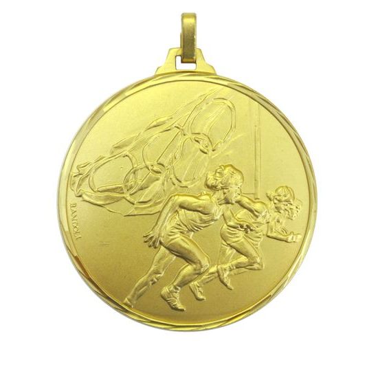 Diamond Edged Olympic Running Gold Medal