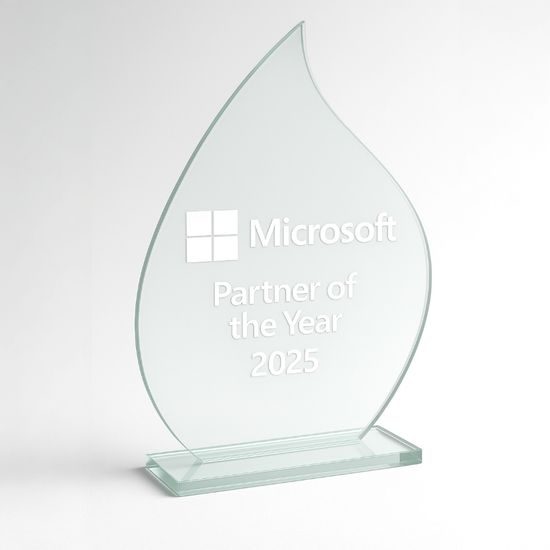 Mirador Engraved Glass Award