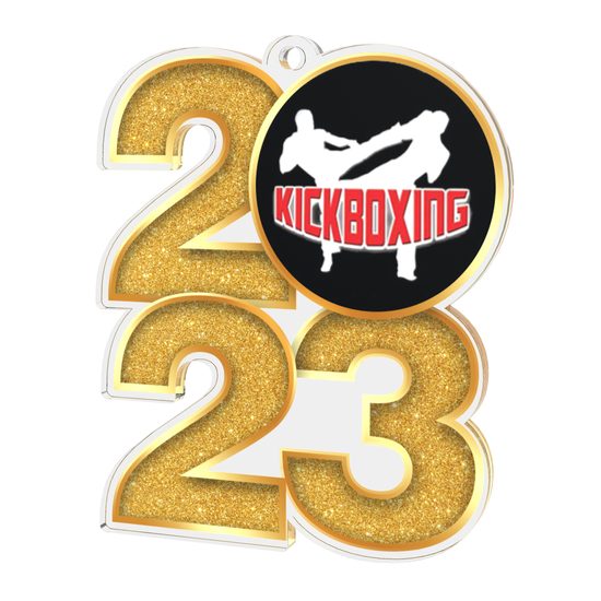 Kick Boxing 2023 Acrylic Medal