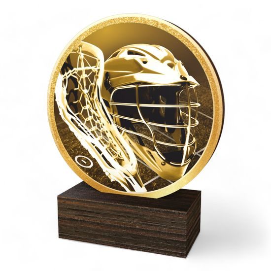 Holt Classic Lacrosse Real Wood Trophy