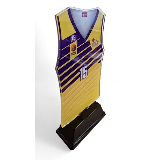 Basketball Vest Custom Made Acrylic Award