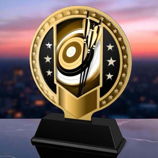 Sentinel Classic Stainless Steel Archery Trophy