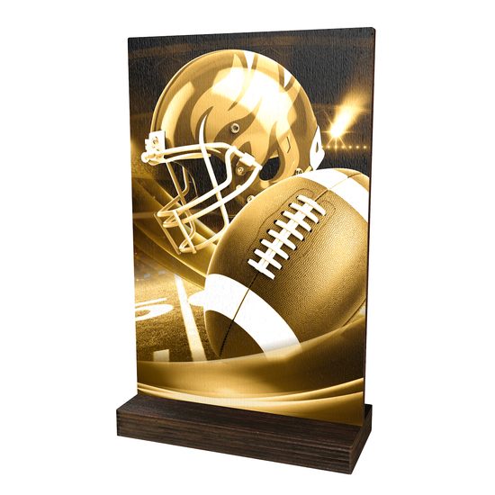 Sherwood Classic American Football Eco Friendly Wooden Trophy