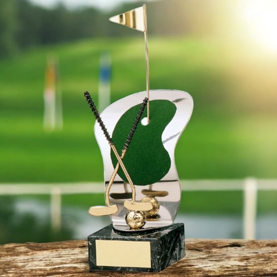 Cartagena Golf Handmade Metal Trophy