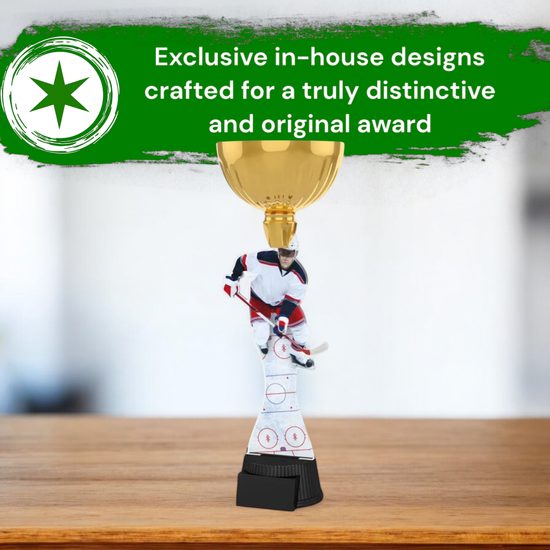 Vancouver Ice Hockey Player Gold Cup Trophy