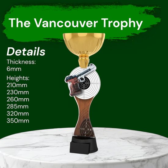 Vancouver Pistol Shooting Gold Cup Trophy