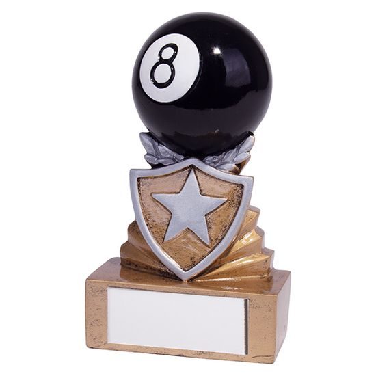 Mini Shield 8 Ball Pool Trophy