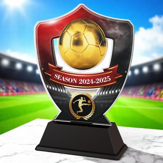 Club Colours Football Squad 2024-25 Shield Trophy