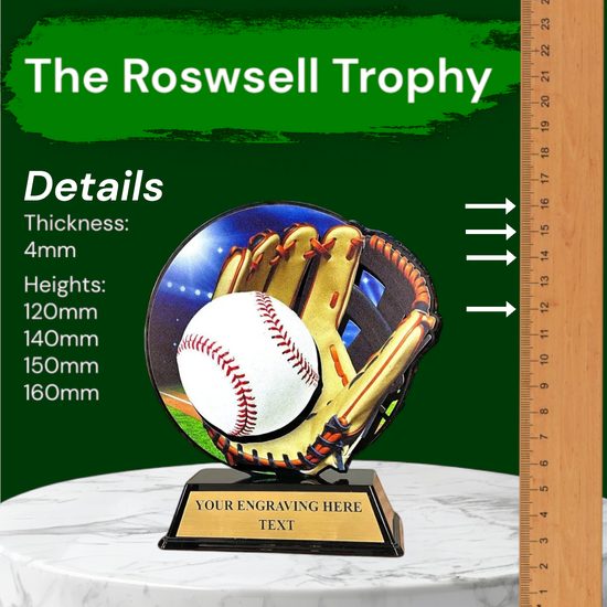 Roswell Baseball Trophy