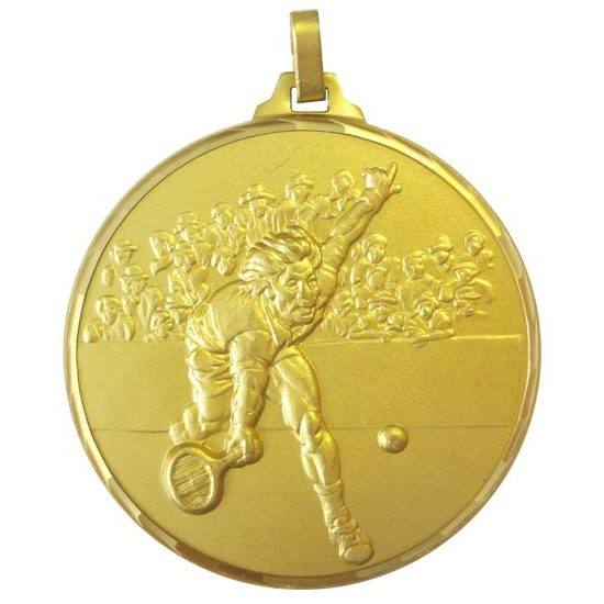 Diamond Edged Male Tennis Gold Medal