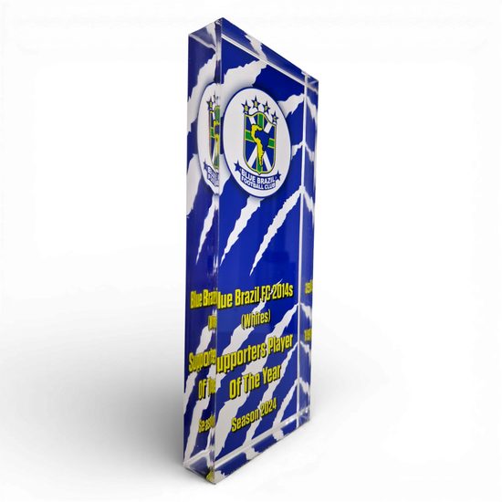 Custom Printed Block Acrylic Award