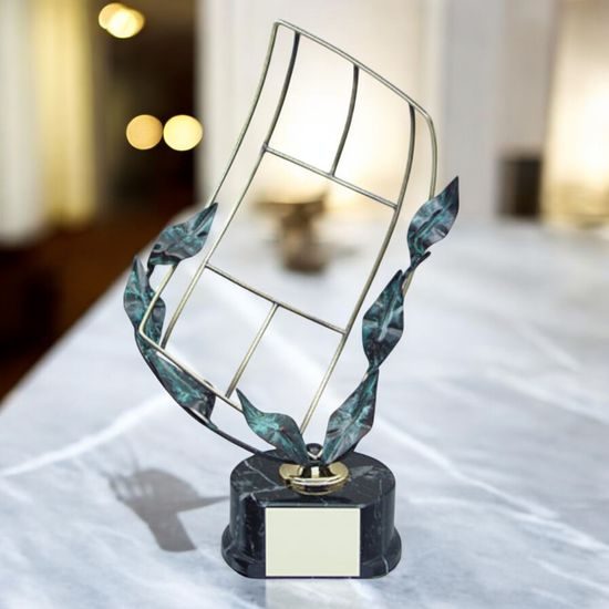 Utrera Tennis Court Handmade Metal Trophy