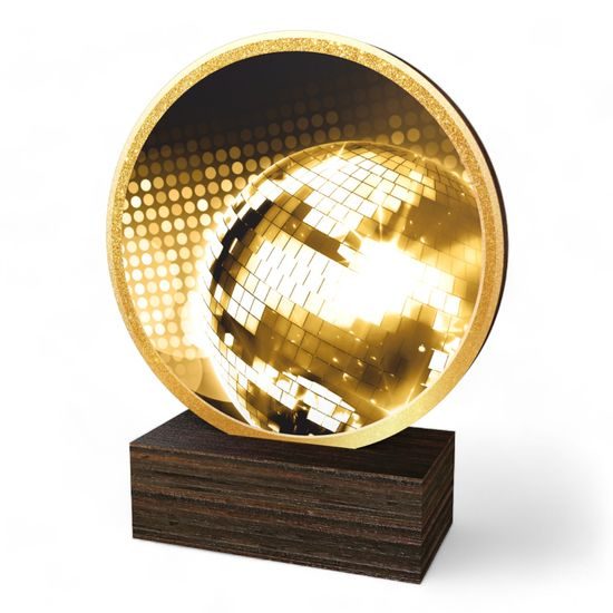 Holt Classic Disco Ball Wood Trophy