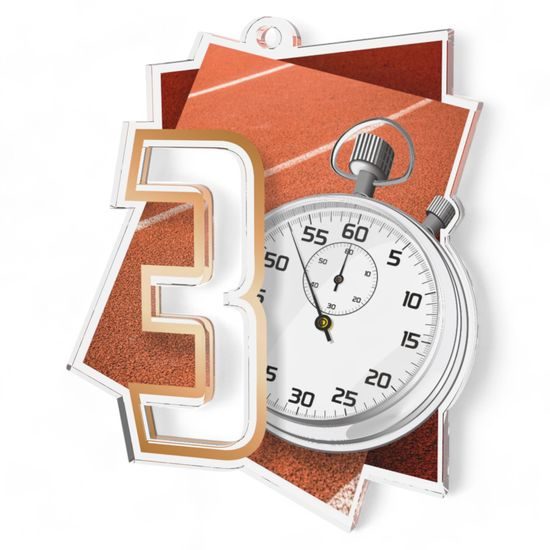 Poznan Athletics Number 3 Medal