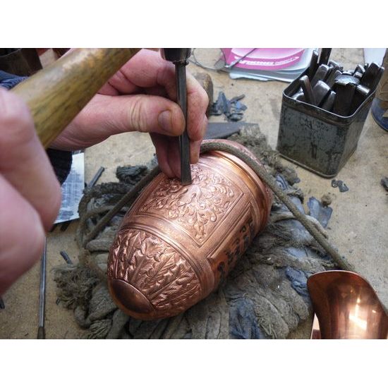 English Rose Silver Plated Hand Chased Cup