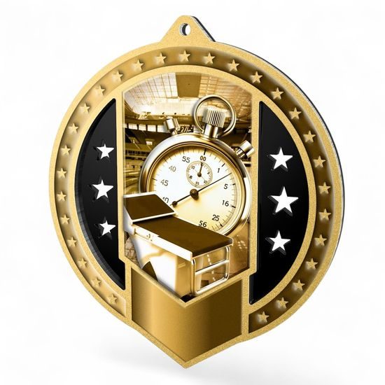 Sentinel Classic Swimming Stainless Steel Medal