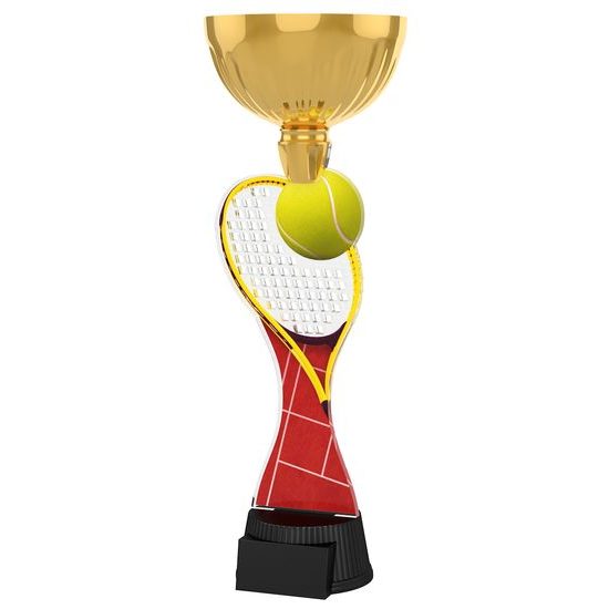 Vancouver Tennis Racket and Ball Gold Cup Trophy