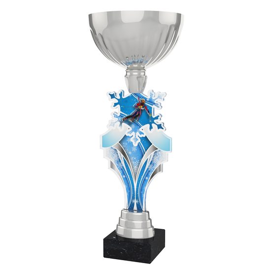 Alpine Skiing Silver Cup Trophy