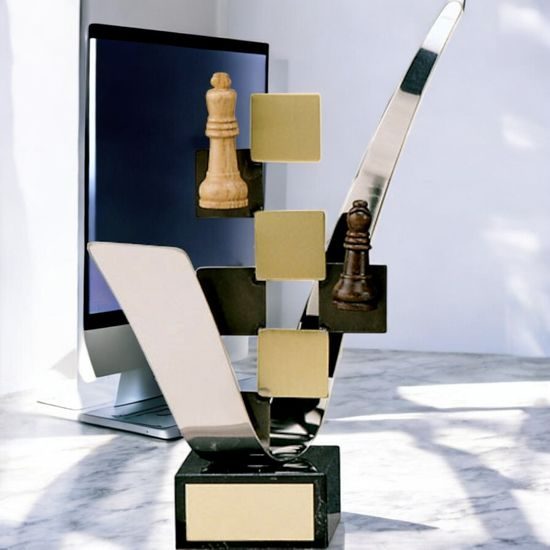 Sanguesa Chess Handmade Metal Trophy