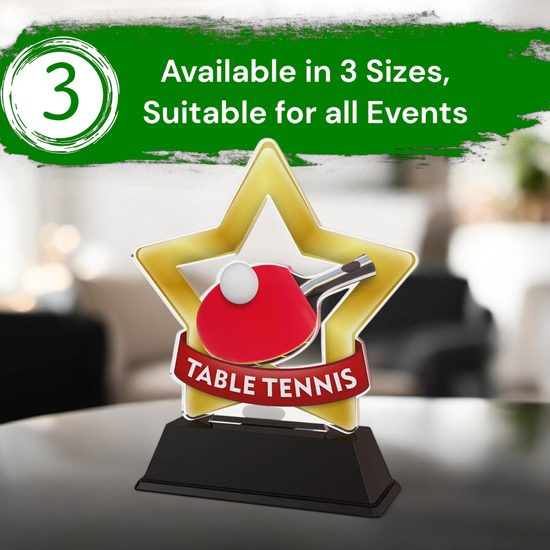 Mini Star Table Tennis Trophy