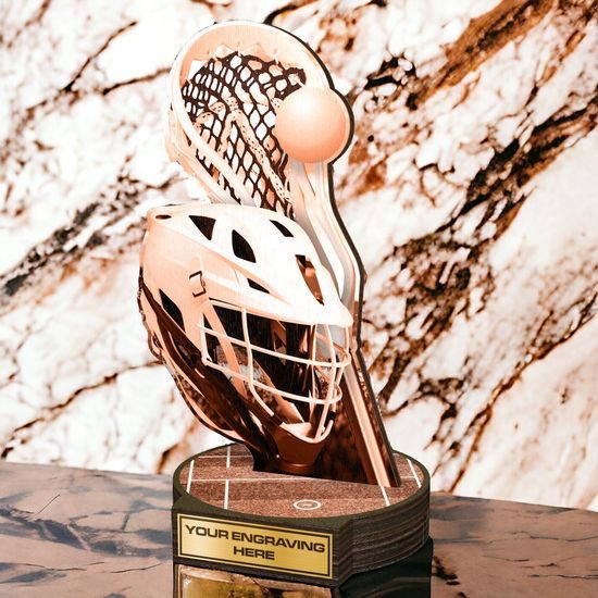 Grove Classic Lacrosse Wood Trophy