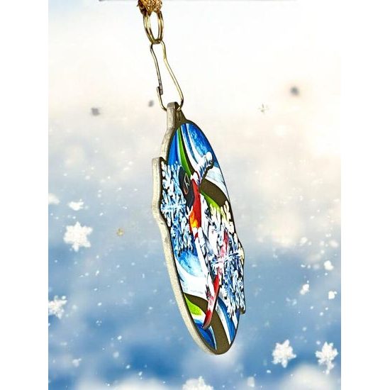 Aurum Snowboarding Stainless Steel Medal