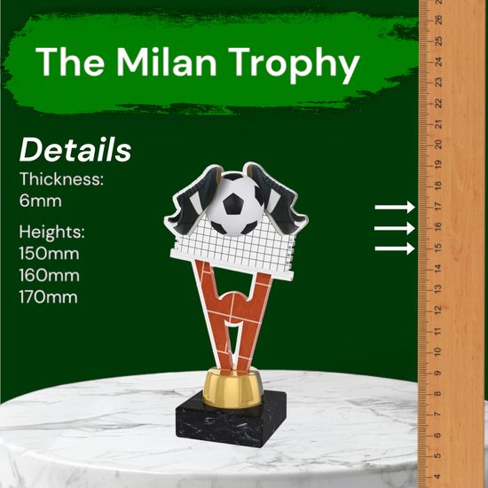 Milan Maxi Indoor 5-A-Side Football Trophy