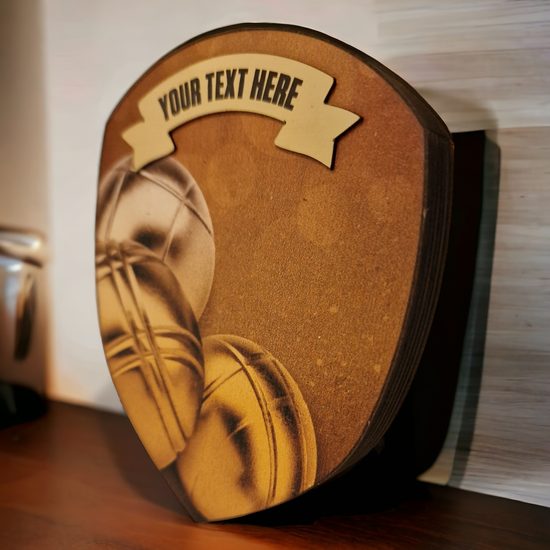 Regal Birchwood Petanque Sepia Shield