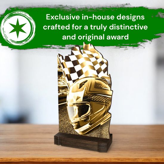 Shard Classic Motorsports Eco Friendly Wooden Trophy