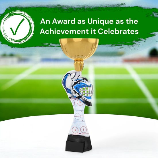 Vancouver Ice Hockey Goalkeeper Gold Cup Trophy