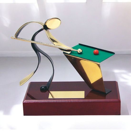 Barcelona Pool Handmade Metal Trophy