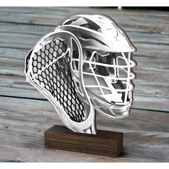 Sierra Classic Lacrosse Real Wood Trophy