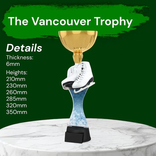 Vancouver Ice Skates Gold Cup Trophy