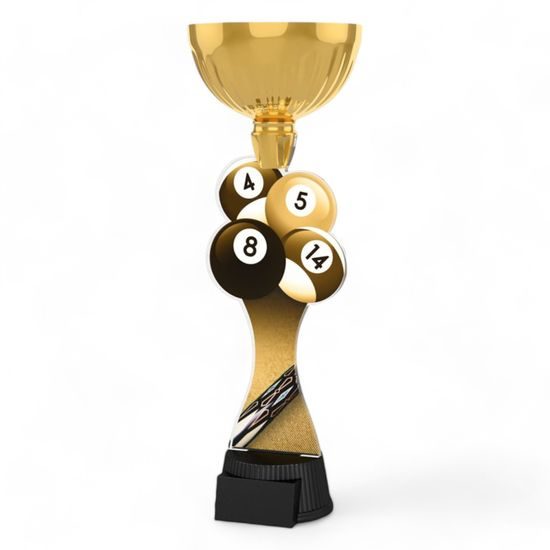 Vancouver Classic Pool Balls Gold Cup Trophy