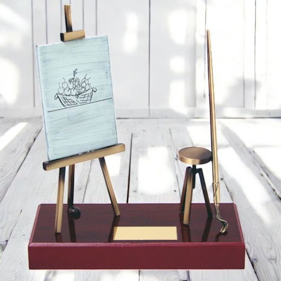 Dali Art Handmade Metal Trophy