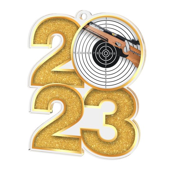 Shooting Rifle 2023 Acrylic Medal