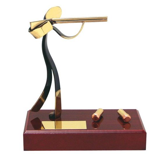 Barcelona Rifle Shooting Handmade Metal Trophy