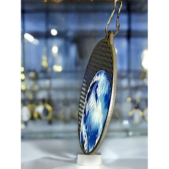 Aurum Dance Glitterball Stainless Steel Medal